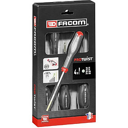 FACOM COFFRET DE 4 TOURNEVIS PROTWIST RESISTORX/ATXR