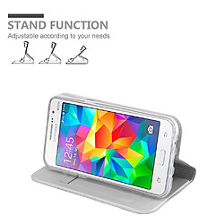 Cadorabo Coque Samsung Galaxy GRAND PRIME Etui en Argent pas cher