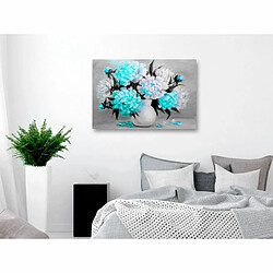 Paris Prix Tableau Imprimé Fragrant Colours Wide Blue 60 x 90 cm