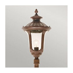 Avis Elstead Lighting Lampe sur pied extérieur Chicago Patine Bronze Rouillé