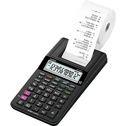 Calculatrice d’impression Casio HR-8RCE-BK Noir Métal Plastique