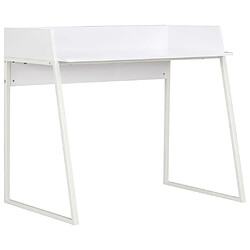 Maison Chic Bureau,Table de travail,bureau de travail pour chambre Blanc 90 x 60 x 88 cm -GKD71830