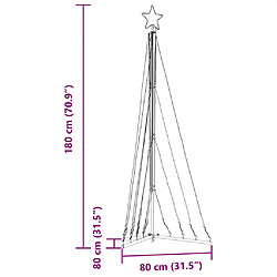 vidaXL Guirlande de sapin de Noël 339 LED blanc froid 180 cm pas cher