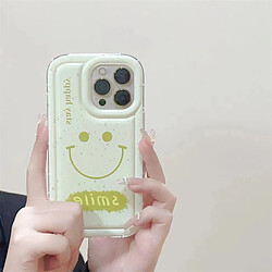 GUPBOO Étui pour iPhone12 Simple smiley smiley face niche étui pour téléphone portable anti-chute