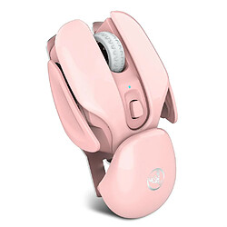 Yonis Souris Sans Fil Silencieuse Rechargeable Rose