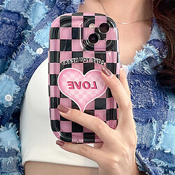 Avis GUPBOO Étui pour iPhone11ProMax Coque de téléphone Love Girl personnalisée en damier souple