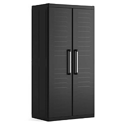 Keter Armoire de rangement haute Detroit XL Noir