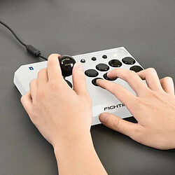 Acheter Manette filaire Hori Fighting Stick Mini pour PS5 PS4 et PC Blanc Noir