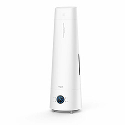 Deerma Humidificateur d'air 4 L, Design Vertical, Affichage LED, Système Intelligent, Blanc