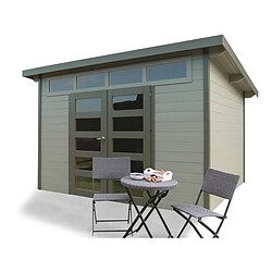 Solid Abri jardin bois Venezia - 8.91 m² - 3.33 x 2.7 x 2.33 m - 28 mm