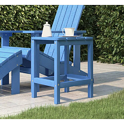 vidaXL Table de jardin Adirondack Bleu marine 38x38x46 cm PEHD