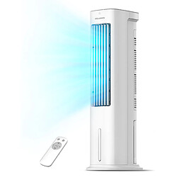 PELONIS 5L Rafraichisseur d’Air à évaporation 3 en 1, Ventilateur Colonne avec Humidificateur