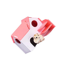 Avis Hamster Maison Petit Animal Domestique Conseil écologique Hamster Jouet Fournitures Rose