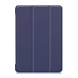 Etui en PU support triple bleu foncé pour votre Lenovo Tab M10 TB-X605F