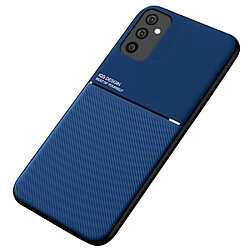 Coque en TPU + PU antichoc bleu pour votre Samsung Galaxy M52 5G