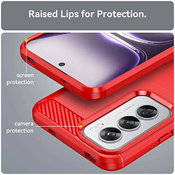 Avis Htdmobiles Coque pour Oppo Reno 12 Pro 5G - housse etui silicone gel carbone + verre trempe - ROUGE