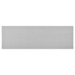 vidaXL Tapis de couloir Gris clair 80x250 cm