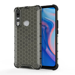 Wewoo Coque Pour Huawei Y9 Prime 2019 Étui en nid d'abeille antichoc PC + TPU gris