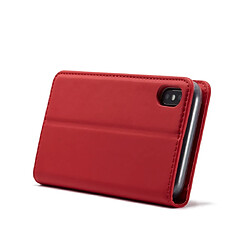 Avis Wewoo Housse Coque Pour iPhone XR LC.IMEEKE LC-002 Series Skin Hand Feeling PU + TPU en cuir à rabat horizontal avec support et fente carte et portefeuille rouge