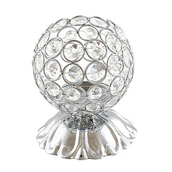 Bougeoir mosaïque boule bougeoir de table stand pour décoration intérieure argent