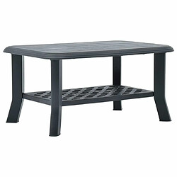 Maison Chic Table basse pour salon | Table à café Anthracite 90 x 60 x 46 cm Plastique -GKD94688