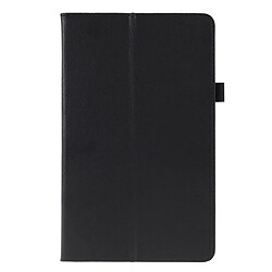 Etui en PU noir avec support pour votre Samsung Galaxy Tab A 10.1 (2019) SM-T510/SM-T515