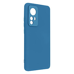 Avizar Coque pour Xiaomi 12T et 12T Pro Semi-rigide Soft-touch Fine bleu