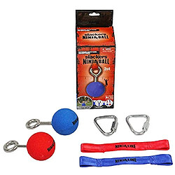 Slackers Ninja Ball with Hardware (2 Piece) Red/Blue 25