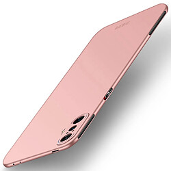 Mofi Coque en TPU Bouclier Slim Givré rigide or rose pour votre Xiaomi Redmi K40 Gaming