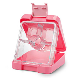 Acheter Lunch box - Klarstein schmatzfatz easy snack - Pour enfants - 4 compartiments - 18 x 15 x 5cm - sans BPA - Rose