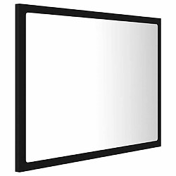 Acheter Maison Chic Miroir à LED,Miroir Lumineux LED de salle de bain Noir 60x8,5x37 cm Acrylique -MN81297