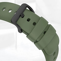 Avizar Bracelet pour Oppo Watch 3 Silicone Soft-Touch Sange à Trous vert foncé pas cher