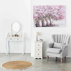 Cadre Alexandra House Living Nature Toile Bois d'épicéa 120 x 3 x 80 cm