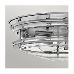 Elstead Lighting Plafonnier Salle de bains Hinkley Verre transparent,acier Chrome, verre transparent