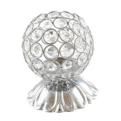 Bougeoir mosaïque boule bougeoir de table stand pour décoration intérieure argent