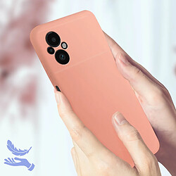 Acheter Avizar Coque pour Xiaomi Poco M5 Semi-rigide Soft-touch Fine rose