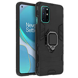 Avizar Coque OnePlus 8T Hybride Antichoc Bague Métallique Support Vidéo noir