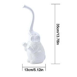 Universal Porte-brosse de toilette éléphant Set Brosse de toilette de salle de bains à manche long Brosse amovible en céramique + plastique en forme d &'éléphant |