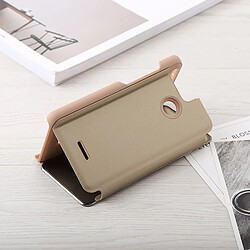 Wewoo Coque Housse en cuir pour miroir Xiaomi Redmi 6A, avec support or pas cher