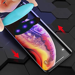 Wewoo Film de verre trempé plein écran de colle UV pleine courbe pour iPhone XS Max / iPhone 11 Pro