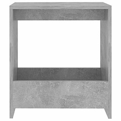 Acheter Maison Chic Table d'appoint | Table Basse Gris béton 50x26x50 cm Aggloméré -GKD77322