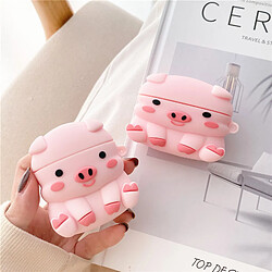 Avis GUPBOO Airpods Coque Housse Étui Protecteur Compatible pour AirPods1/2-dessin animé mignon petit cochon rose