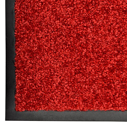 Acheter vidaXL Paillasson lavable Rouge 120x180 cm