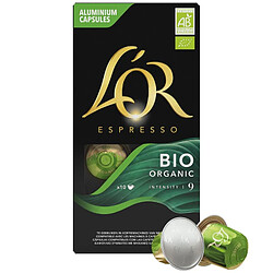 Capsules de café L'Or L'Or bio intensité 9