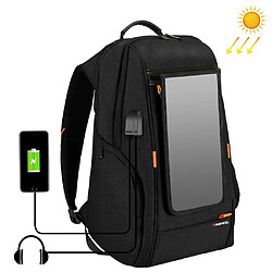 Acheter Avec Panneau De Chargeur Solaire Sac à Dos Sac à Dos 20L Pour Téléphone Intelligent Noir