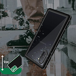 Acheter Coque Samsung Galaxy Note 10 Bi-matière Waterproof 2m Film Écran Redpepper noir