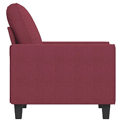 Acheter Maison Chic Fauteuil Relax pour salon | Fauteuil Rouge bordeaux 60 cm Tissu -GKD58536