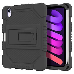 Coque en TPU antichoc avec béquille noir pour votre iPad mini (2021)