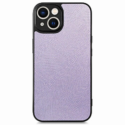 Coque en TPU + PU antichoc, découpe précise pour votre iPhone 14 - violet clair