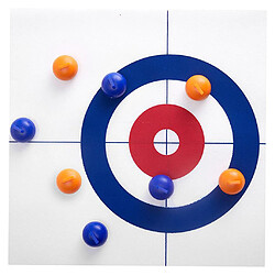 Table de Jeu de Curling pour Enfants, Adultes et S'amuser en Famille Indoor Sports Jeu pour Tout Le Monde. Venir avec 8 Table Curling Pierres